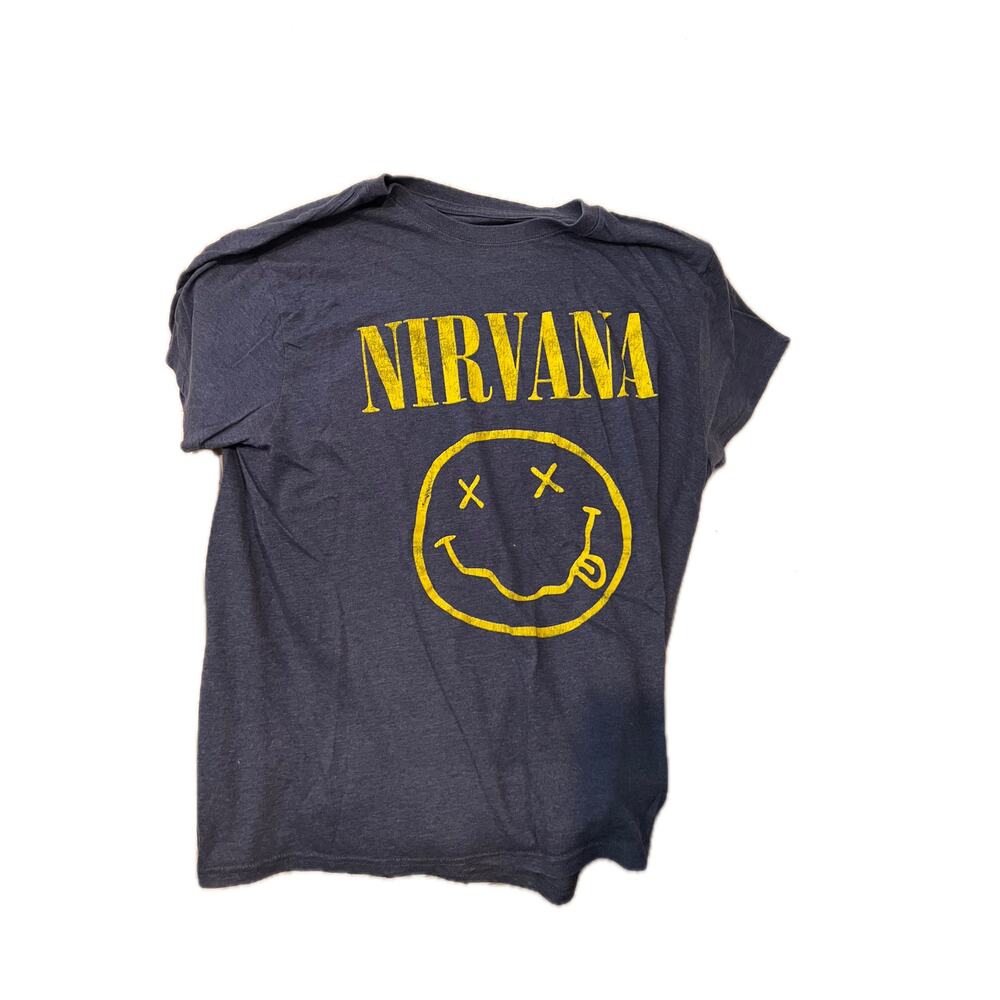 Nirvana Smiley T-Shirt, Men's XL